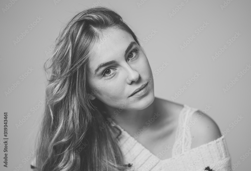 Portrait of young attractive blonde teen girl looking cool and beautiful. Portrait of young attractive blonde teen girl looking cool and beautiful.