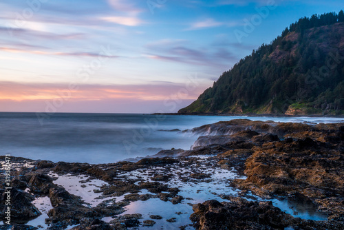 Calming Coastal Sunset - Oregon Coast