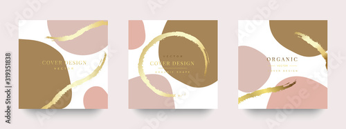 Luxury Social media stories and post template vector set.