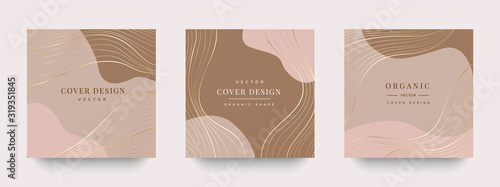 Luxury Social media stories and post template vector set.