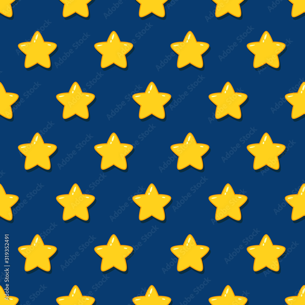 Seamless texture of stars in the sky Seamless texture of stars in the sky