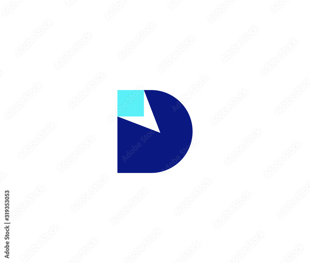 Letter D Logo Icon Design Element Logo for Technology company Letter D Logo Icon Design Element Logo for Technology company