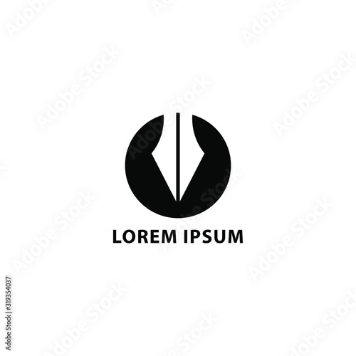 pen and signature logo vector illustration. pen symbol icon