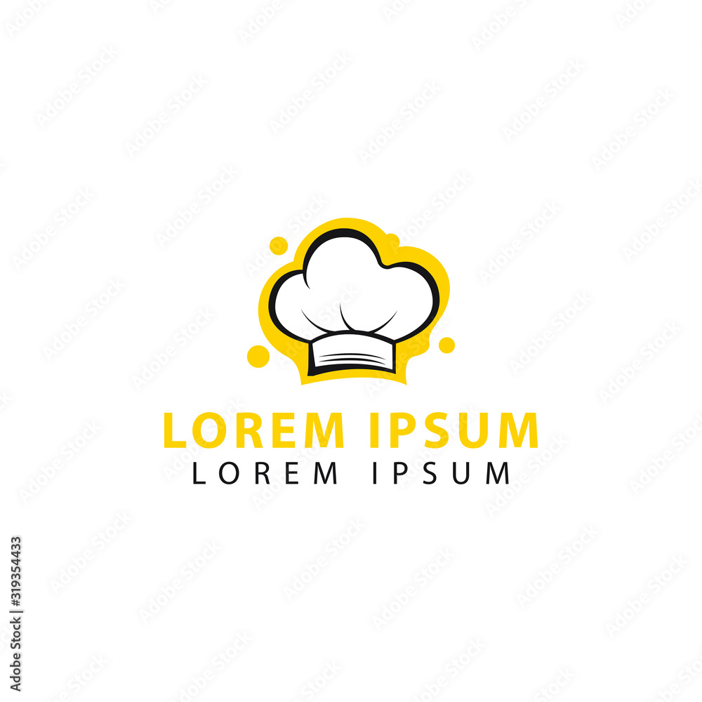 chef hat vector logo. chef hat logo vector illustration. restaurant logo. cooking logo chef hat vector logo. chef hat logo vector illustration. restaurant logo. cooking logo