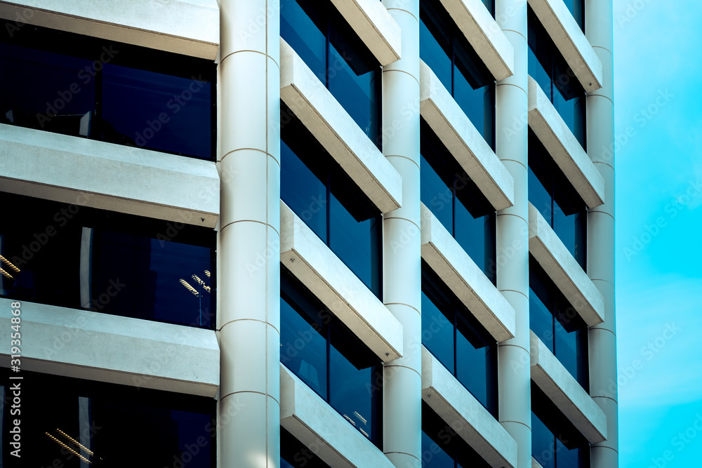 Commercial building close up; Wellington Office Building. Commercial building close up; Wellington Office Building.