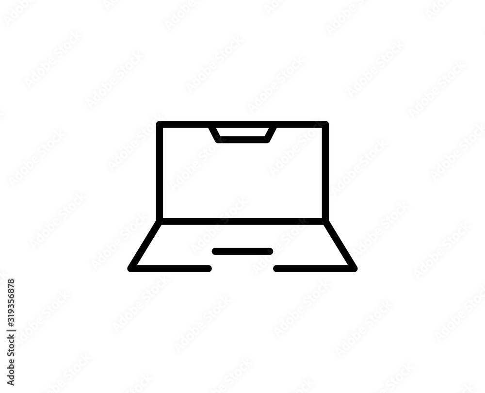 Laptop line icon Laptop line icon
