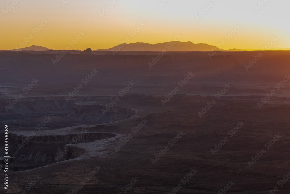 Canyon at Sunset - Canyonlands National Park - Moab Utah