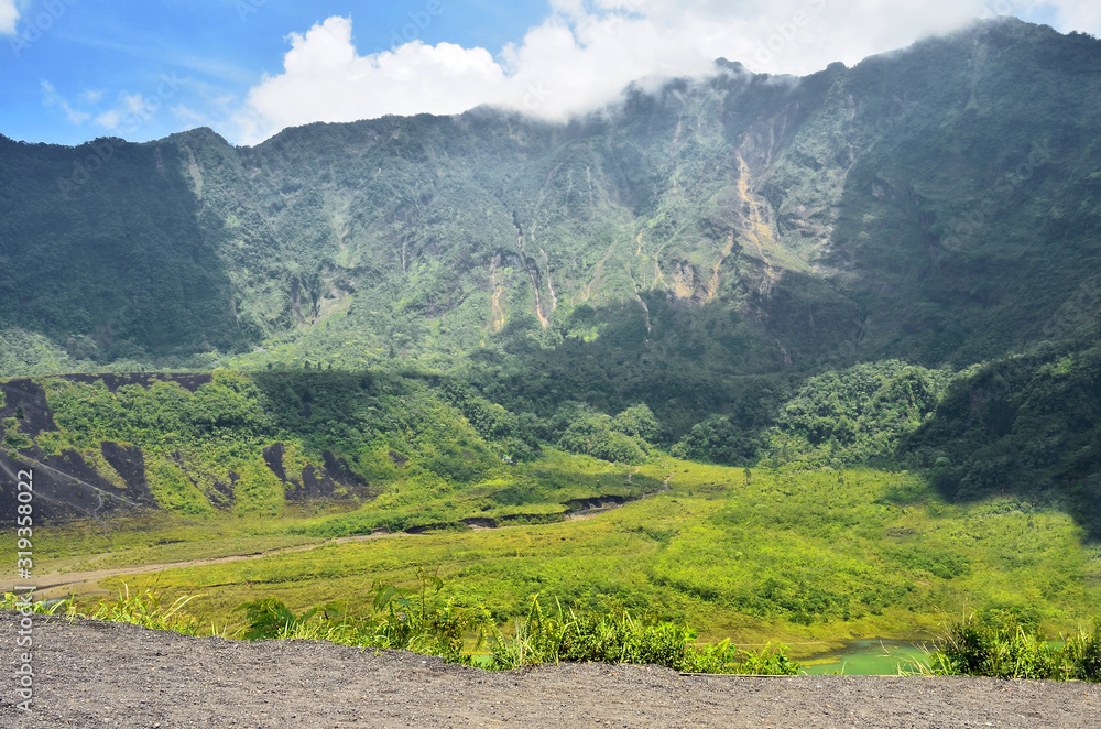 view of mountains in West Java