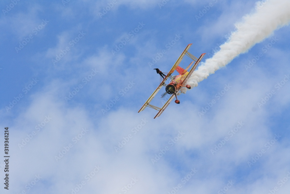Gene Soucy's air show in Cleveland, Ohio, USA Gene Soucy's air show in Cleveland, Ohio, USA