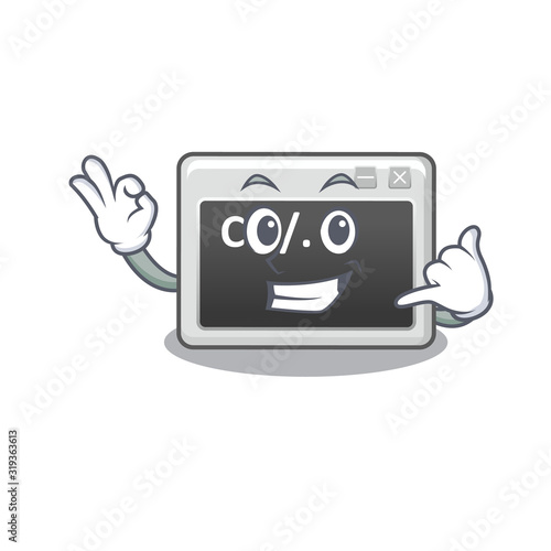 Call me funny command window mascot picture style