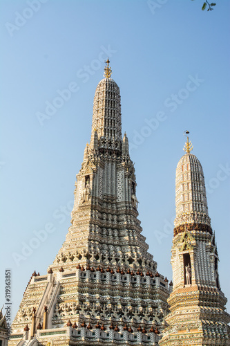 Wat Arun or Temple of Dawn is a beautiful Buddhist temple and landmarks of Bangkok in Thailand  © Thanaphon