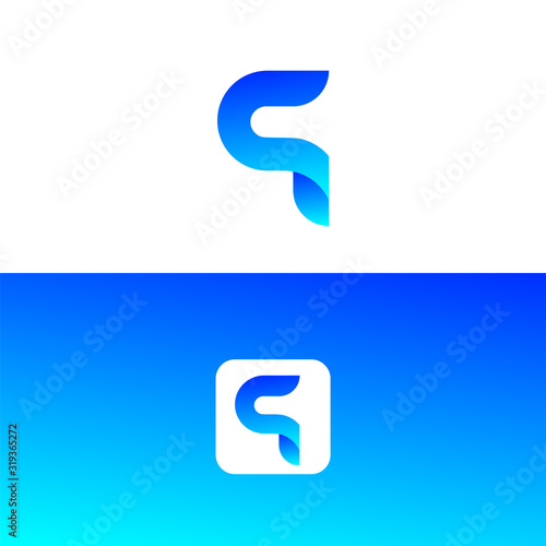 Tableau sur toile Q Letter Logo Icon q Design template Element