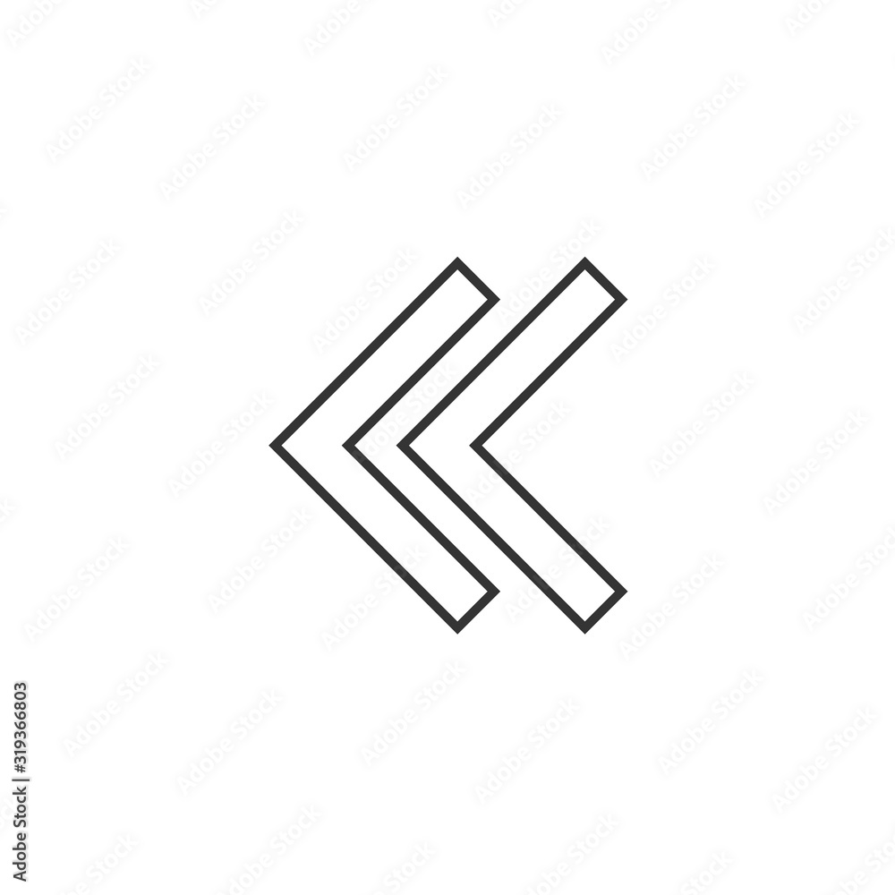 left arrow icon vector illustration symbol for website and graphic design left arrow icon vector illustration symbol for website and graphic design