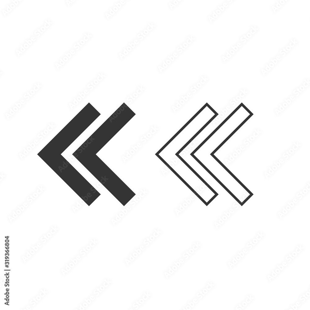 left arrow icon vector illustration symbol for website and graphic design left arrow icon vector illustration symbol for website and graphic design
