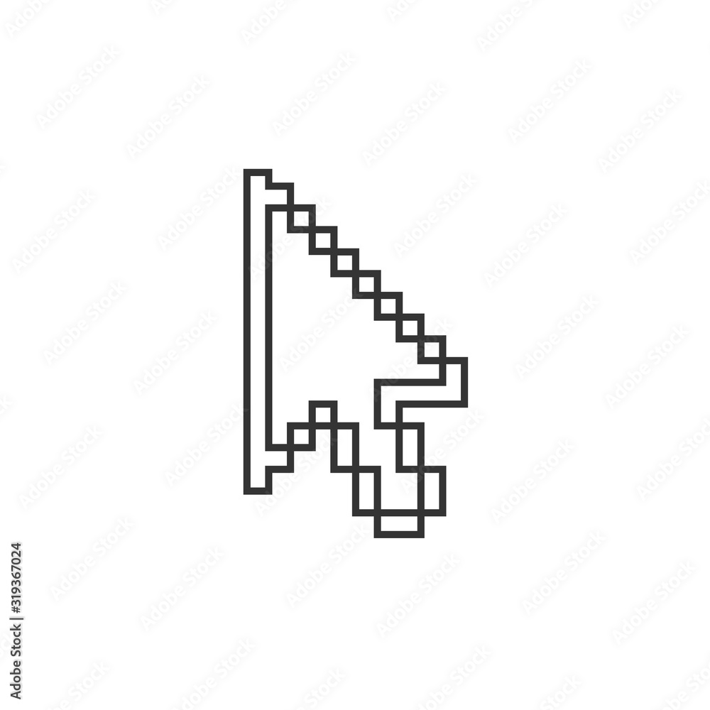 cursor icon vector illustration symbol for website and graphic design cursor icon vector illustration symbol for website and graphic design