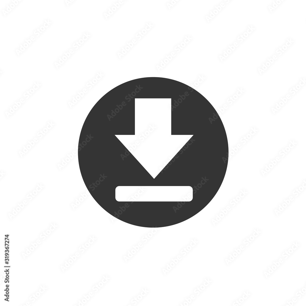 download icon vector illustration symbol for website and graphic design download icon vector illustration symbol for website and graphic design