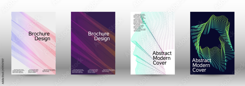 Cover design template set Cover design template set