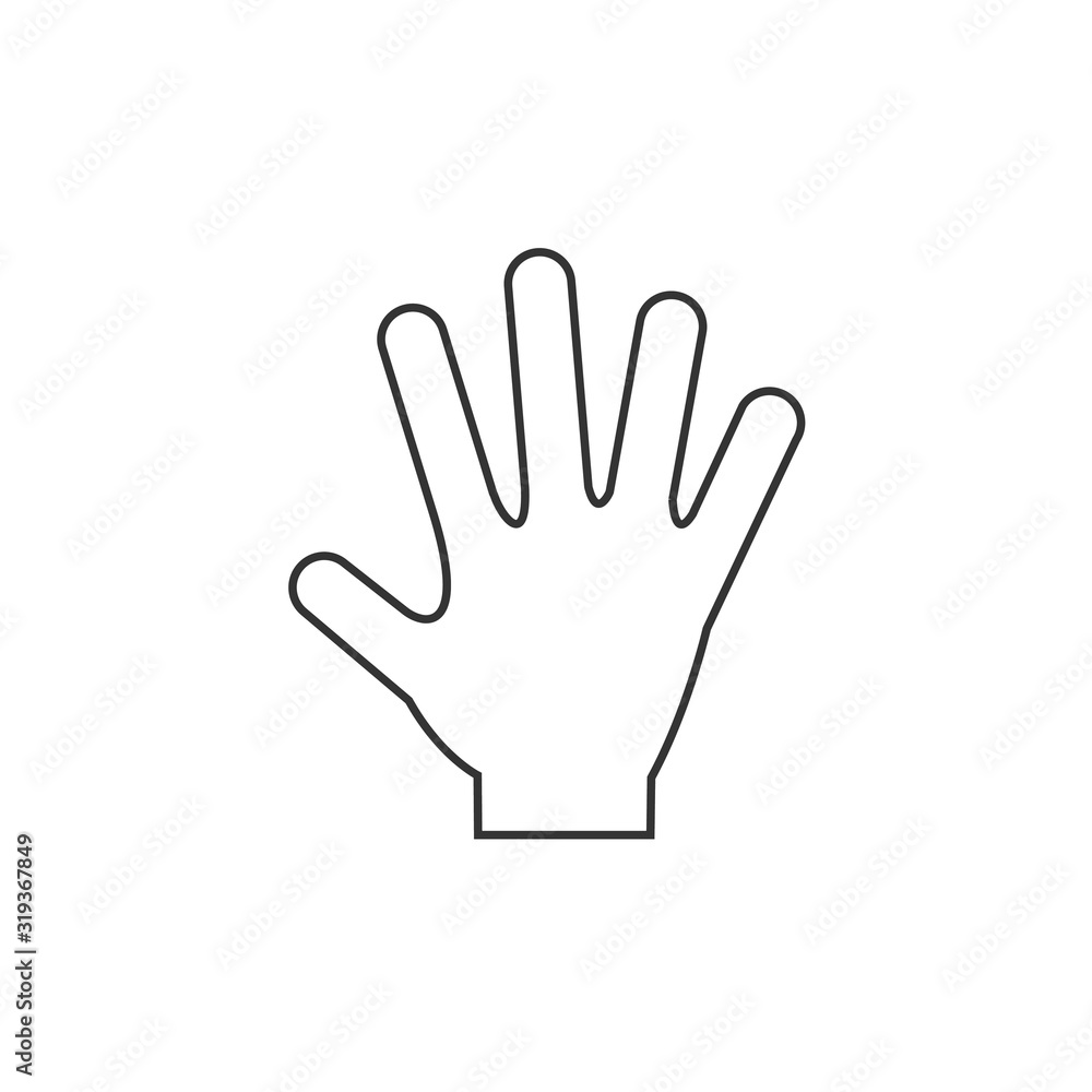 hand icon vector illustration symbol for website and graphic design hand icon vector illustration symbol for website and graphic design