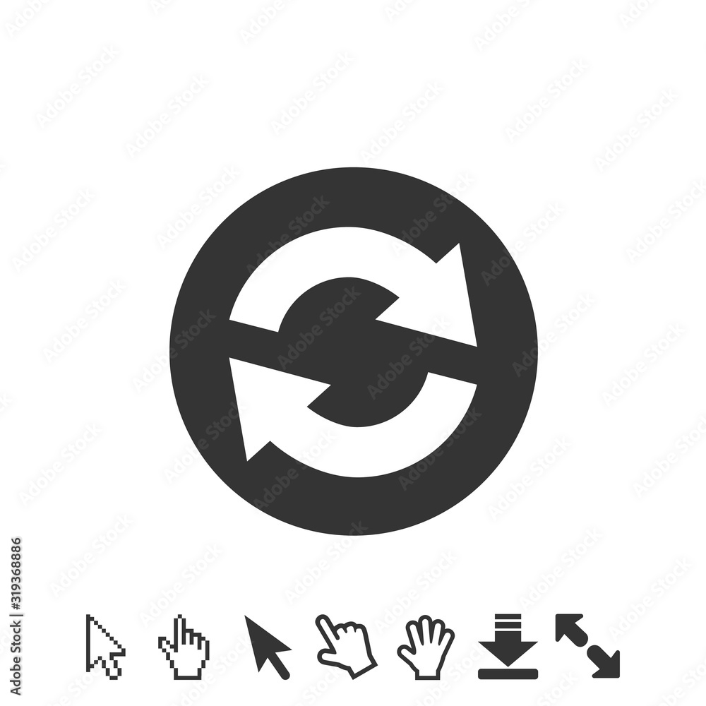 refresh icon vector illustration symbol for website and graphic design refresh icon vector illustration symbol for website and graphic design