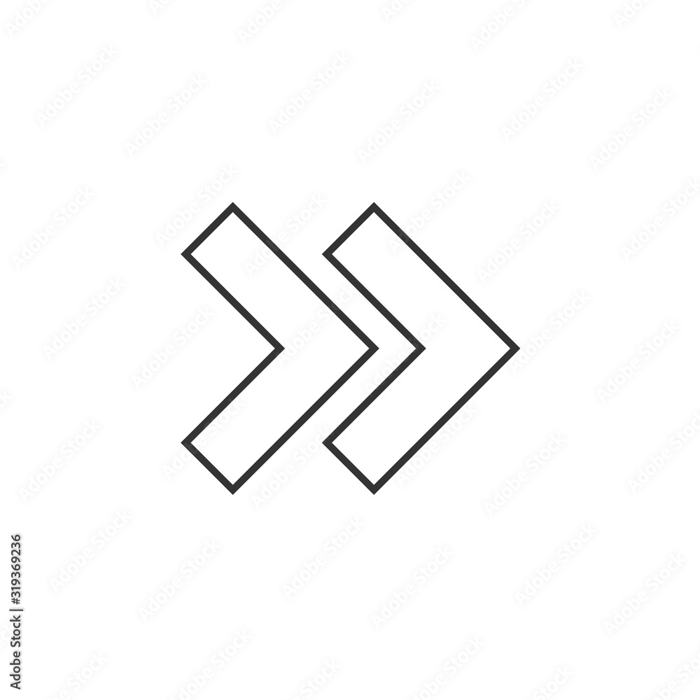 right arrow icon vector illustration symbol for website and graphic design right arrow icon vector illustration symbol for website and graphic design