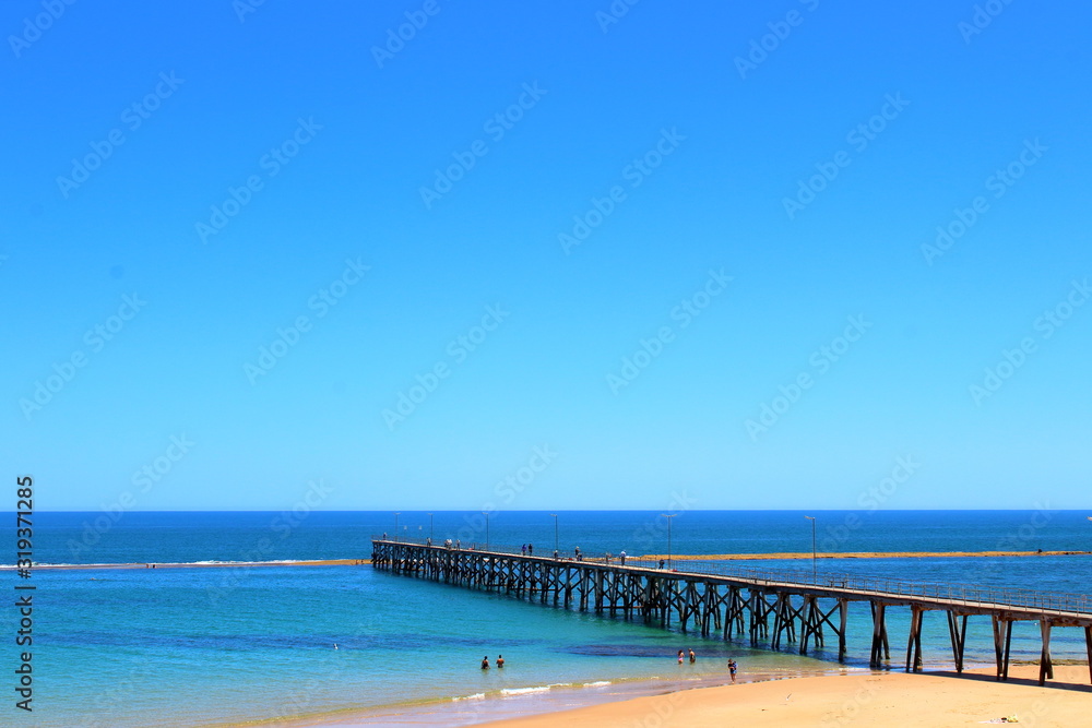 pier on the beach in Port Noarlunga, South Australia