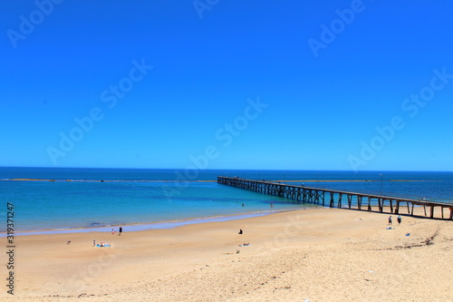 Pier and Beach in Port Noarlunga  South Australia