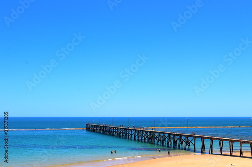 pier on the beach in Port Noarlunga, South Australia © Mariangela