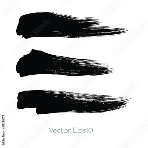 Vector stroke color black background.
