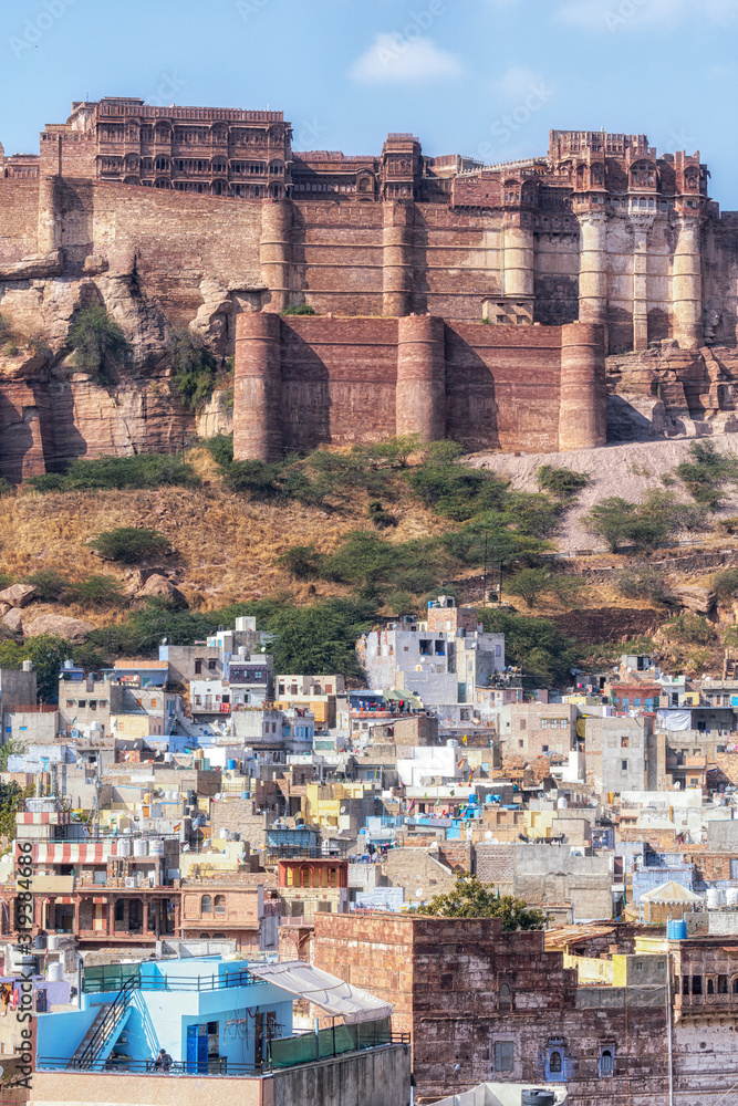 Fototapeta premium mehrangarh fort view