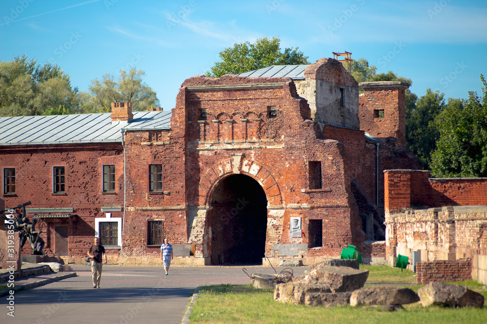 Brest Fortress located on the territory of Belarus in Brest.