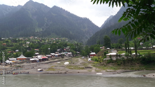 view of Red fort Muzaffarabad AJK Kashmir photo