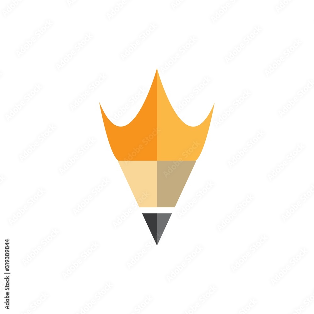 Pencil icon Vector Illustration design Logo Pencil icon Vector Illustration design Logo