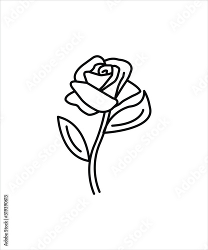 rose icon,vector best flat icon.