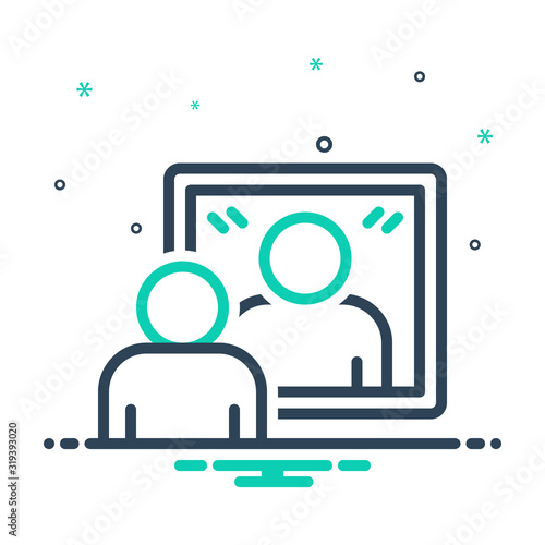 mix icon for reflection