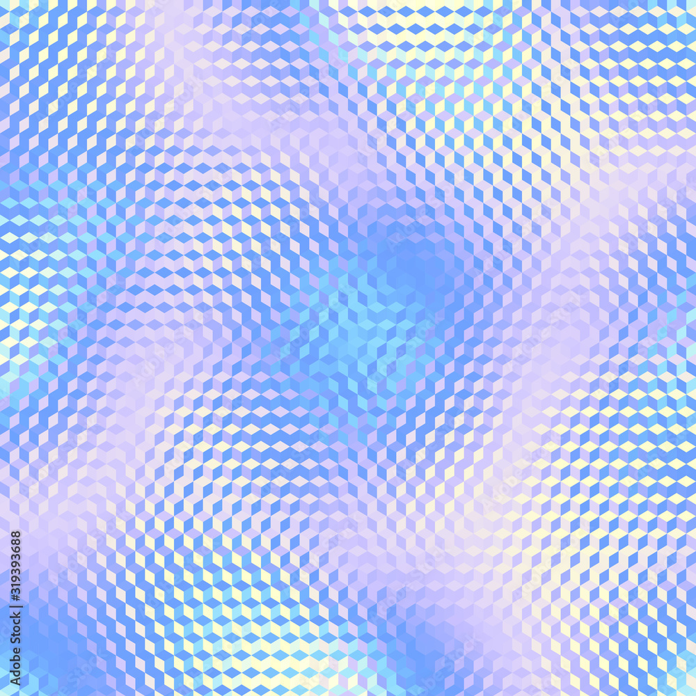 Geometric polygonal pattern of a cubes in low poly style. Geometric polygonal pattern of a cubes in low poly style.