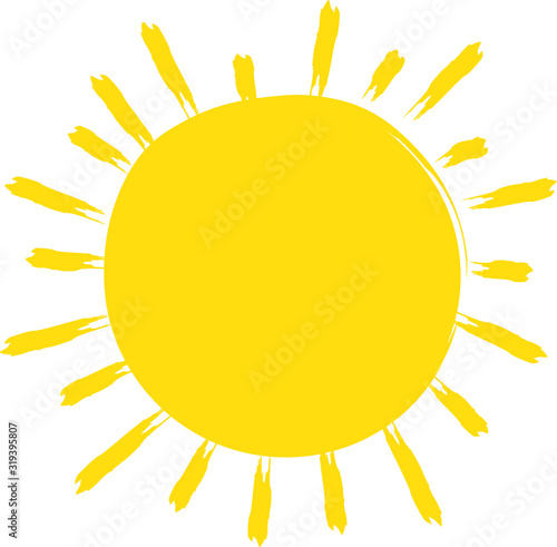 Bright sun is shinning - using the energy of the sun - green energy, solar power, sunshine for renewable energy, photovoltaics