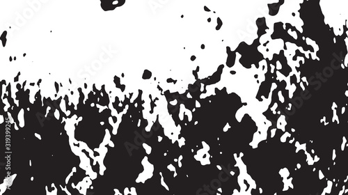 Black and white vintage grunge futuristic background. Suitable to create unique overlay textures with the effect of scratching, breaking, antiquity and old materials.
