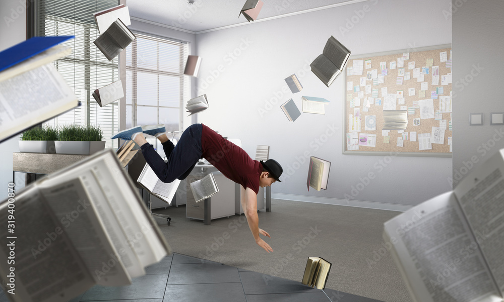 Dance is his world . Mixed media Dance is his world . Mixed media