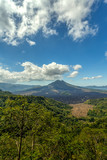 Landscape of famous volcano Gunung Batur. Bali. Indonesia.