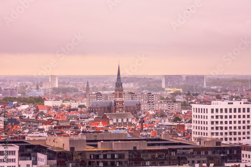 Antwerp city, Belgium from above © Ornela