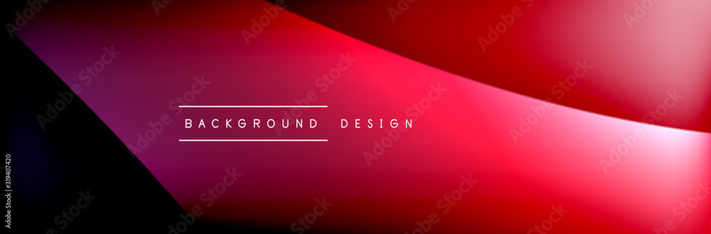 Flowing waves with 3d shadow effects and fluid gradients. Dynamic trendy abstract background. Vector Illustration Flowing waves with 3d shadow effects and fluid gradients. Dynamic trendy abstract background. Vector Illustration