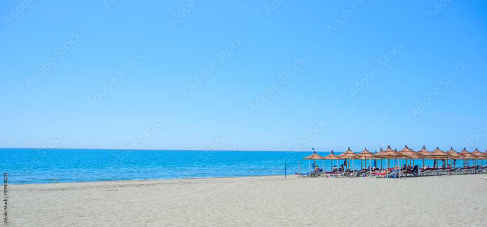 Playa de Carvajal, Fuengirola, Andalusia, Spain, Europe