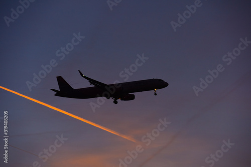 avion vol survol ciel  photo