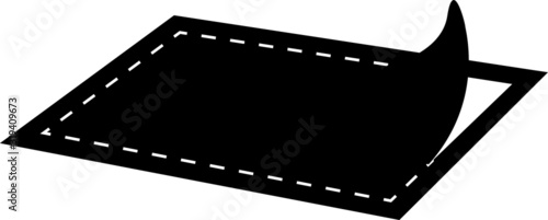 sticker icon- vector illustration