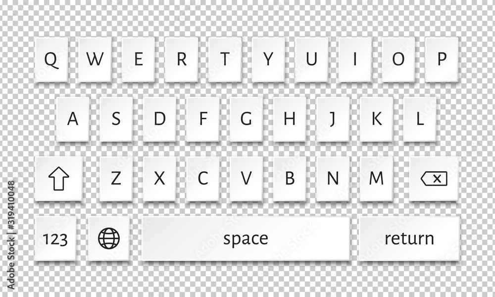 Smartphone keyboard ui buttons Smartphone keyboard ui buttons