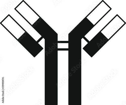 Antibody icon - vector illustration