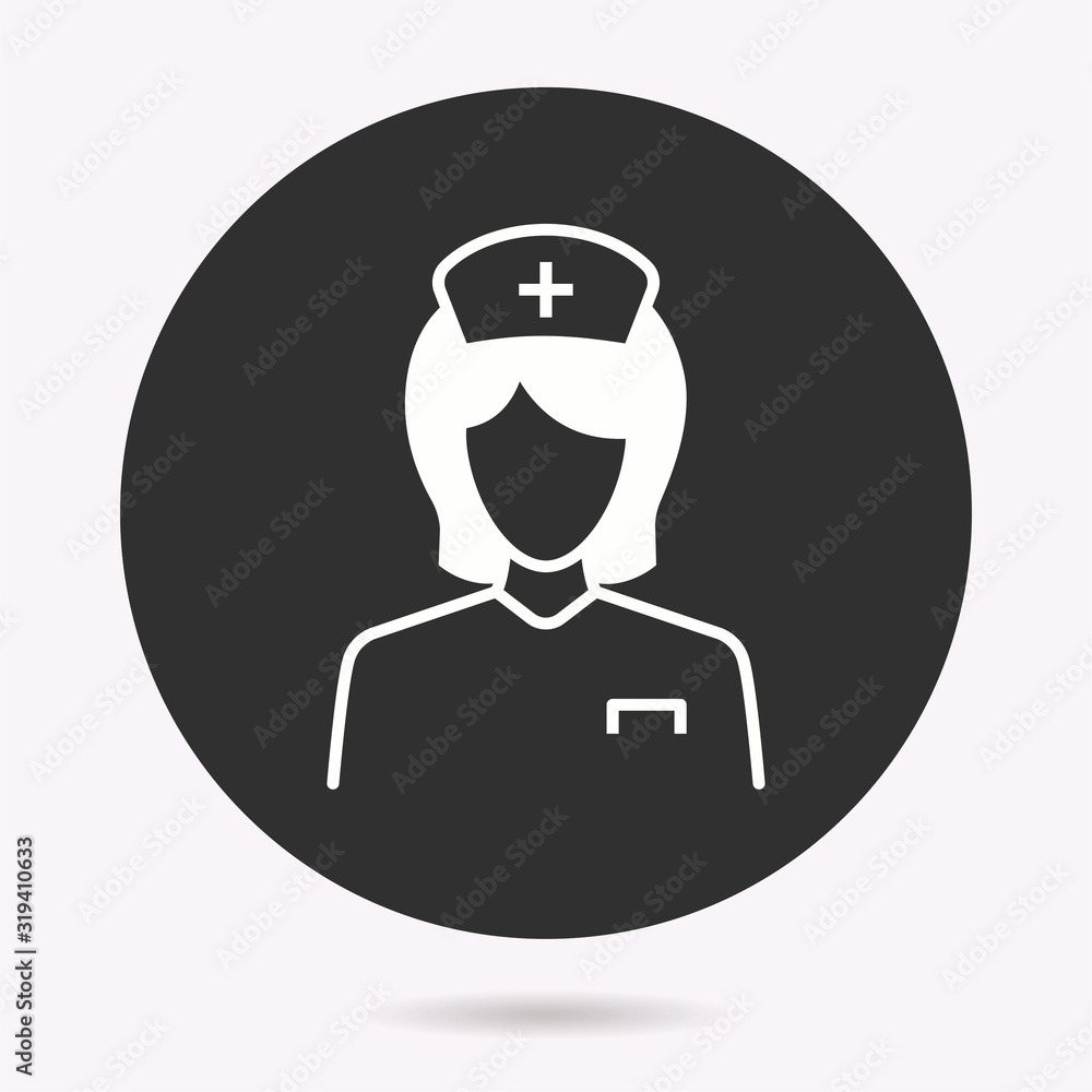 Doctor - vector icon. Illustration isolated. Simple pictogram. Doctor - vector icon. Illustration isolated. Simple pictogram.