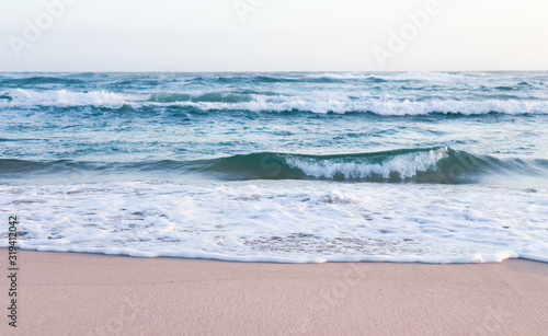 Fototapeta Naklejka Na Ścianę i Meble -  calm beach waves