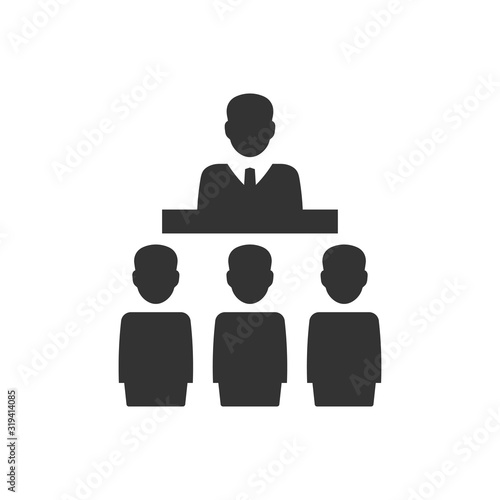 Business lecture icon