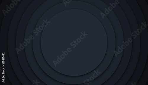 Circle geometric background with paper cut shapes vector illustration, web banner design, discount card, promotion, flyer layout, ad, advertisement, printing media.